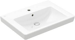 VILLEROY & BOCH VERITY DESIGN 2.0 umyvadlo 65 cm, s otvorem pro baterii a přepadem, CeramicPlus, alpská bílá