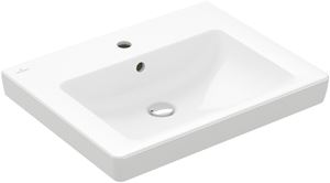 VILLEROY & BOCH VERITY DESIGN 2.0 umyvadlo 60 cm, s otvorem pro baterii a přepadem, CeramicPlus, alpská bílá