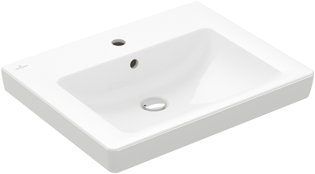 VILLEROY & BOCH VERITY DESIGN 2.0 umyvadlo 60 cm, s otvorem pro baterii a přepadem, CeramicPlus, alpská bílá 4A93F0R1 Obrázek - Hlavní obrázek