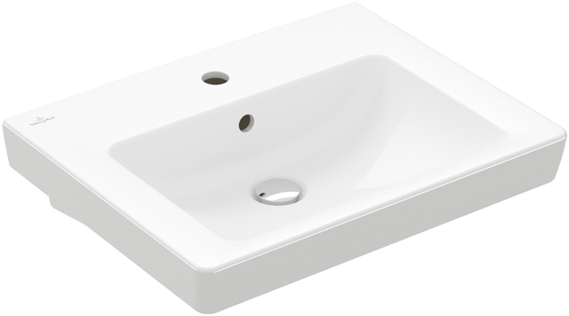VILLEROY & BOCH VERITY DESIGN 2.0 umyvadlo 55 cm, s otvorem pro baterii a přepadem, alpská bílá 4A93F501 Obrázek - Hlavní obrázek