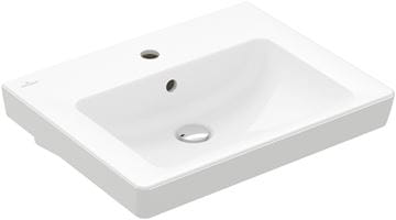 VILLEROY & BOCH VERITY DESIGN 2.0 umyvadlo 55 cm, s otvorem pro baterii a přepadem, alpská bílá