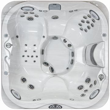 JACUZZI J-335 vířivka 214x214 cm, pro 5-6 osob, 42 trysek, s izolací SmartSeal, s termokrytem, s osvětlením, platinum/brushed grey J335+903002410 Obrázek - fotka