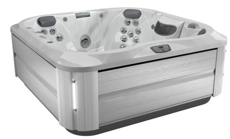 JACUZZI J-335 vířivka 214x214 cm, pro 5-6 osob, 42 trysek, s izolací SmartSeal, s termokrytem, s osvětlením, platinum/brushed grey J335+903002410 Obrázek - Hlavní obrázek