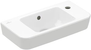VILLEROY & BOCH VERITY DESIGN 2.0 umývátko 50 cm, s otvorem pro baterii vpravo, s přepadem, alpská bílá