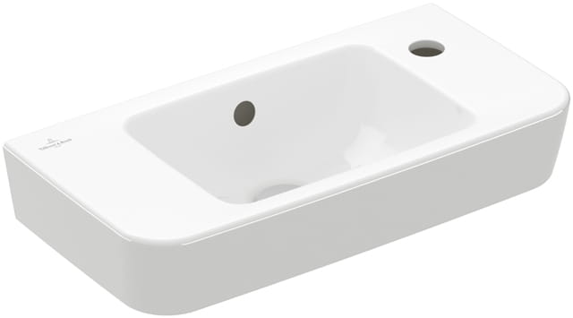 VILLEROY & BOCH VERITY DESIGN 2.0 umývátko 50 cm, s otvorem pro baterii vpravo, s přepadem, alpská bílá 7311R501 Obrázek - Hlavní obrázek