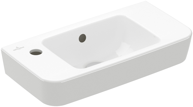 VILLEROY & BOCH VERITY DESIGN 2.0 umývátko 50 cm, s otvorem pro baterii vlevo, s přepadem, alpská bílá 7311L501 Obrázek - Hlavní obrázek