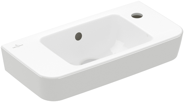 VILLEROY & BOCH VERITY DESIGN 2.0 umývátko 50 cm, s otvorem pro baterii vpravo, s přepadem, CeramicPlus, alpská bílá 7311R5R1 Obrázek - Hlavní obrázek