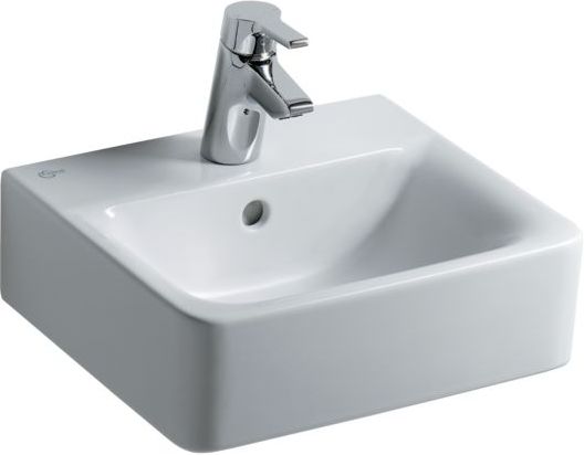 IDEAL STANDARD CONNECT CUBE umývátko 40 cm, s otvorem pro baterii a přepadem E713701 Obrázek - Hlavní obrázek