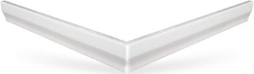 EASY panel k vaničkám 90 cm, čtverec, bílá
