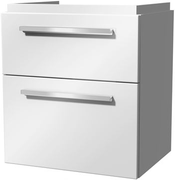 VILLEROY & BOCH VERITY DESIGN 2.0 skříňka pod umyvadlo 53,5x42x60 cm, 2 zásuvky, Glossy White