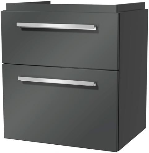 VILLEROY & BOCH VERITY DESIGN 2.0 skříňka pod umyvadlo 53,5x42x60 cm, 2 zásuvky, Glossy Grey B07700FP Obrázek - Hlavní obrázek