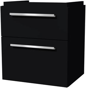 VILLEROY & BOCH VERITY DESIGN 2.0 skříňka pod umyvadlo 53,5x42x60 cm, 2 zásuvky, Black Matt