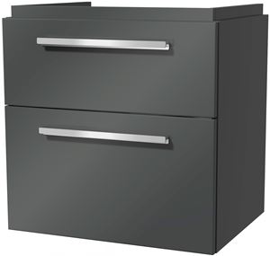VILLEROY & BOCH VERITY DESIGN 2.0 skříňka pod umyvadlo 58,5x45x60 cm, 2 zásuvky, Glossy Grey