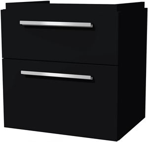 VILLEROY & BOCH VERITY DESIGN 2.0 skříňka pod umyvadlo 58,5x45x60 cm, 2 zásuvky, Black Matt