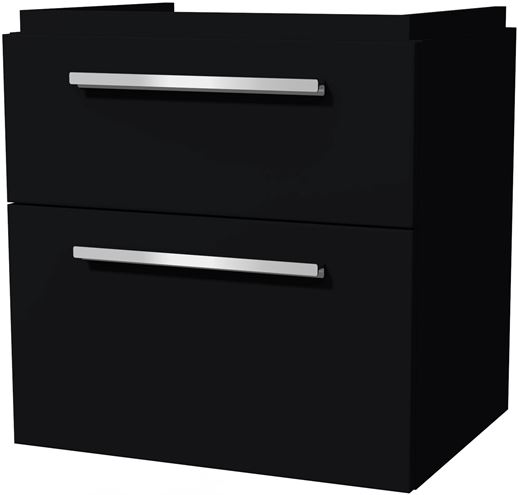 VILLEROY & BOCH VERITY DESIGN 2.0 skříňka pod umyvadlo 58,5x45x60 cm, 2 zásuvky, Black Matt B07600VC Obrázek - Hlavní obrázek