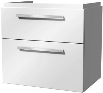 VILLEROY & BOCH VERITY DESIGN 2.0 skříňka pod umyvadlo 63,5x45x60 cm, 2 zásuvky, Glossy White