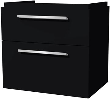 VILLEROY & BOCH VERITY DESIGN 2.0 skříňka pod umyvadlo 63,5x45x60 cm, 2 zásuvky, Black Matt