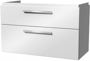 VILLEROY & BOCH VERITY DESIGN 2.0 skříňka pod umyvadlo 98,5x45x60 cm, 2 zásuvky, Glossy White