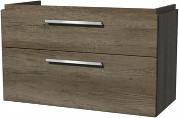VILLEROY & BOCH VERITY DESIGN 2.0 skříňka pod umyvadlo 98,5x45x60 cm, 2 zásuvky, Oak Nebraska