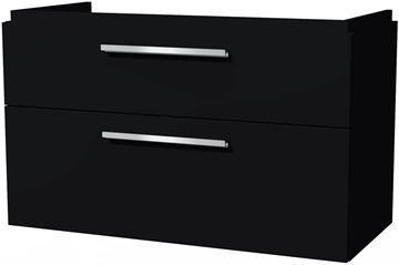 VILLEROY & BOCH VERITY DESIGN 2.0 skříňka pod umyvadlo 98,5x45x60 cm, 2 zásuvky, Black Matt