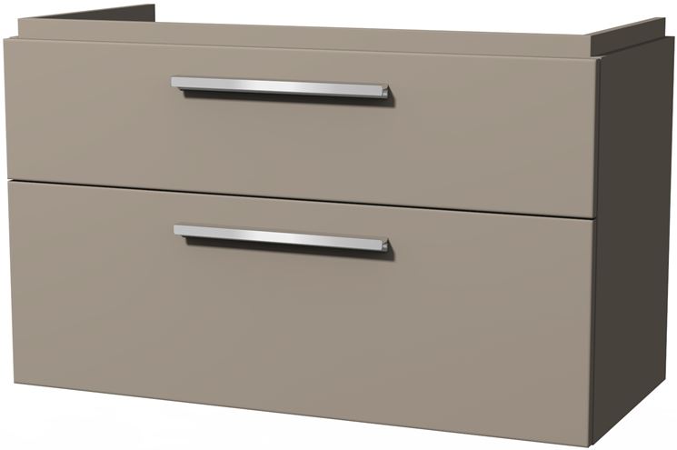 VILLEROY & BOCH VERITY DESIGN 2.0 skříňka pod umyvadlo 98,5x45x60 cm, 2 zásuvky, Sandgrey Matt B07300VD Obrázek - Hlavní obrázek