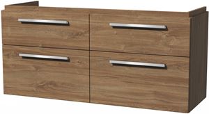 VILLEROY & BOCH VERITY DESIGN 2.0 skříňka pod dvojumyvadlo 128,5x45x60 cm, 4 zásuvky, Oak Kansas