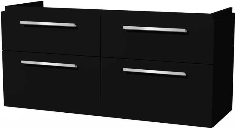 VILLEROY & BOCH VERITY DESIGN 2.0 skříňka pod dvojumyvadlo 128,5x45x60 cm, 4 zásuvky, Black Matt B07200VC Obrázek - Hlavní obrázek