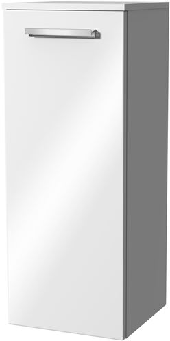 VILLEROY & BOCH VERITY DESIGN 2.0 nízká skříňka 35x34,3x88,8 cm, 1 dvířka, panty vlevo, Glossy White B08000DH Obrázek - Hlavní obrázek
