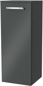 VILLEROY & BOCH VERITY DESIGN 2.0 nízká skříňka 35x34,3x88,8 cm, 1 dvířka, panty vlevo, Glossy Grey