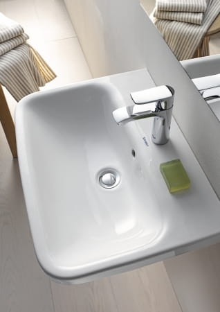 DURAVIT DURASTYLE umývátko 45 cm, s otvorem pro baterii, bez přepadu 0708450000 Obrázek - fotka