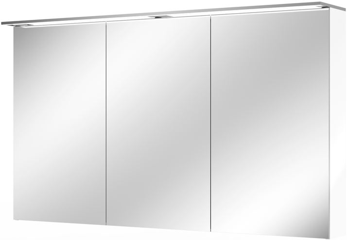 VILLEROY & BOCH VERITY DESIGN 2.0 zrcadlová skříňka 130x76x14,9 cm, osvětlení, se zvětšovacím zrcátkem, vypínačem a el. zásuvkou, Glossy White A46513DH Obrázek - Hlavní obrázek