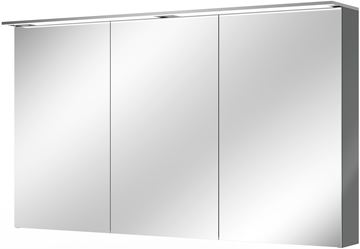 VILLEROY & BOCH VERITY DESIGN 2.0 zrcadlová skříňka 130x76x14,9 cm, osvětlení, se zvětšovacím zrcátkem, vypínačem a el. zásuvkou, Glossy Grey