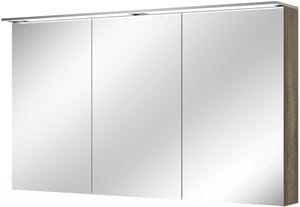 VILLEROY & BOCH VERITY DESIGN 2.0 zrcadlová skříňka 130x76x14,9 cm, osvětlení, se zvětšovacím zrcátkem, vypínačem a el. zásuvkou, Oak Nebraska
