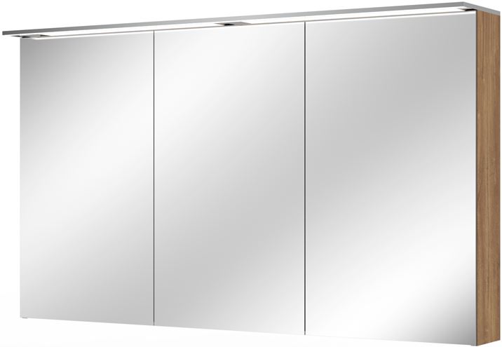 VILLEROY & BOCH VERITY DESIGN 2.0 zrcadlová skříňka 130x76x14,9 cm, osvětlení, se zvětšovacím zrcátkem, vypínačem a el. zásuvkou, Oak Kansas A46513RH Obrázek - Hlavní obrázek