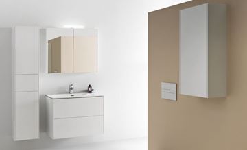 LAUFEN BASE nízká skříňka 35x18,5x70 cm, 1 dvířka panty vpravo, lesklá bílá H4026121102611 Obrázek - fotka