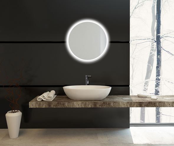 AMIRRO MOONLIGHT zrcadlo 60 cm, s osvětlením 411-040 Obrázek - fotka