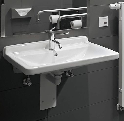 DURAVIT STARCK 3 bezbariérové umyvadlo 60 cm, s otvorem pro baterii a přepadem 0309600000 Obrázek - fotka
