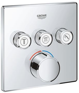 GROHE SMARTCONTROL podomítková baterie, pro 3 spotřebiče, Water Saving, chrom