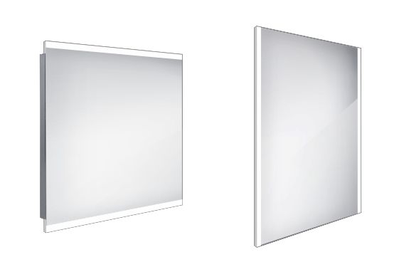 NIMCO ZP 12000 zrcadlo 80x70 cm, reverzibilní, s osvětlením ZP 12003 Obrázek - Hlavní obrázek