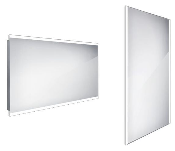 NIMCO ZP 12000 zrcadlo 120x70 cm, reverzibilní, s osvětlením ZP 12006 Obrázek - Hlavní obrázek