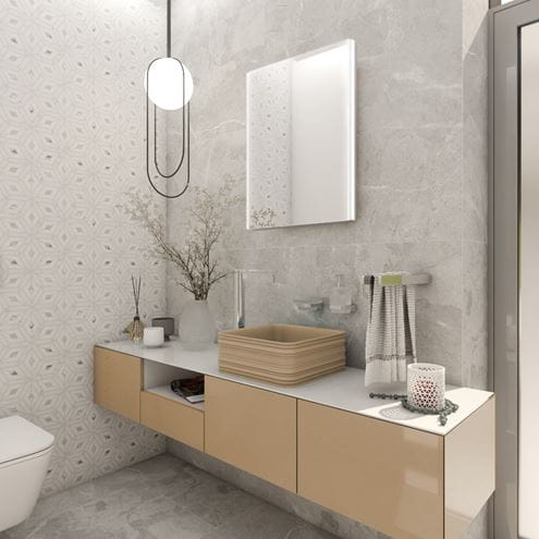 NIMCO ZP 9000 zrcadlo 60x80 cm, reverzibilní, s osvětlením ZP 9002 Obrázek - fotka