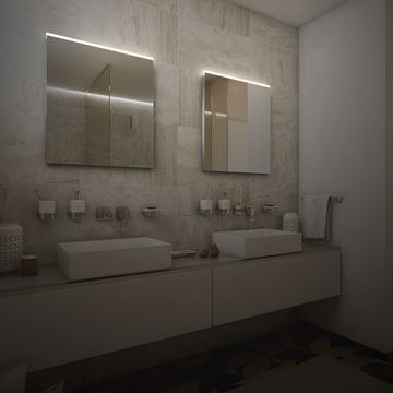 NIMCO ZP 8000 zrcadlo 80x60 cm, reverzibilní, s osvětlením ZP 8003 Obrázek - fotka