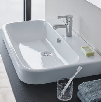 DURAVIT HAPPY D.2 umyvadlo 65 cm, s otvorem pro baterii a přepadem 2318650000 Obrázek - fotka