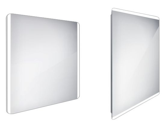 NIMCO ZP 17000 zrcadlo 80x70 cm, reverzibilní, s osvětlením ZP 17003 Obrázek - Hlavní obrázek