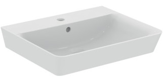 CONCEPT CUBE 2.0 umyvadlo 55 cm, s otvorem pro baterii a přepadem E076701 Obrázek - Hlavní obrázek