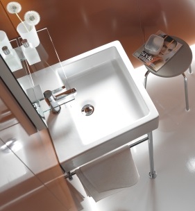 DURAVIT VERO umyvadlo 60 cm, s otvorem pro baterii a přepadem, broušené 0454600027 Obrázek - fotka