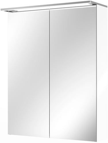 VILLEROY & BOCH VERITY DESIGN 2.0 zrcadlová skříňka 60x76x14,9 cm, osvětlení, se zvětšovacím zrcátkem, vypínačem a el. zásuvkou, Glossy White A46560DH Obrázek - Hlavní obrázek