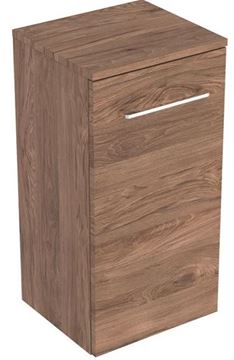 GEBERIT SELNOVA SQUARE nízká skříňka 33x29,7x65 cm, 1 dvířka, ořech hickory