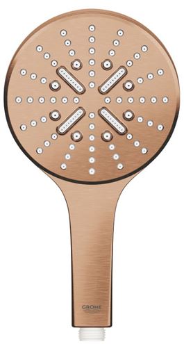 GROHE RAINSHOWER SMARTACTIVE 130 ruční sprcha pr. 130 mm, 3 proudy, Water Saving, kartáčovaný warm sunset 26574DL0 Obrázek - fotka
