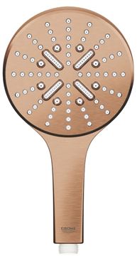GROHE RAINSHOWER SMARTACTIVE 130 ruční sprcha pr. 130 mm, 3 proudy, Water Saving, kartáčovaný warm sunset 26574DL0 Obrázek - fotka